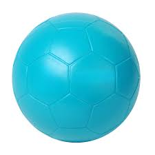 chnl Ballon de foot turquoise
