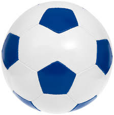 chnl Ballon de foot bleu/blanc
